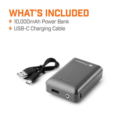 Thaw Cinder 10K Rechargeable Heated Hand Warmer Pouch